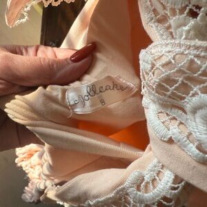 Women's Lace Intimate in Peach